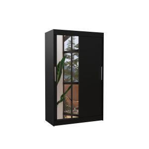 Szafa przesuwna z lustrem BARIO 120 Black 1018175