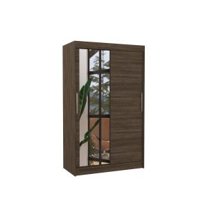 Szafa przesuwna z lustrem BARIO 120 Choco 1018144