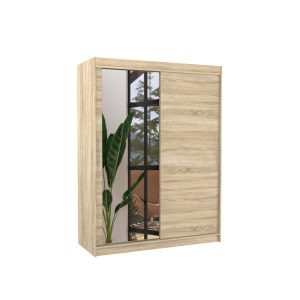Szafa przesuwna z lustrem BIANCO 150 Sonoma 1012354 Szafa przesuwna z lustrem BIANCO 150 Sonoma 1012354