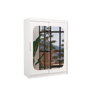 Szafa przesuwna z lustrem CLEVER 150 White 1018266 Szafa przesuwna z lustrem CLEVER 150 White 1018266