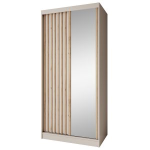 Szafa przesuwna z lustrem DONATELLO 100 cm | Kaszmir 1083972 Szafa przesuwna z lustrem DONATELLO 100 cm | Kaszmir 1083972