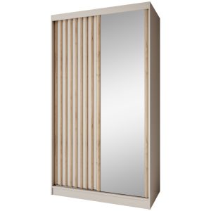 Szafa przesuwna z lustrem DONATELLO 120 cm | Kaszmir z szufladami 1083976 Szafa przesuwna z lustrem DONATELLO 120 cm | Kaszmir z szufladami 1083976