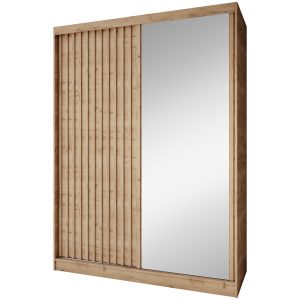 Szafa przesuwna z lustrem DONATELLO 160 cm | Artisan z szufladami 1083948 Szafa przesuwna z lustrem DONATELLO 160 cm | Artisan z szufladami 1083948