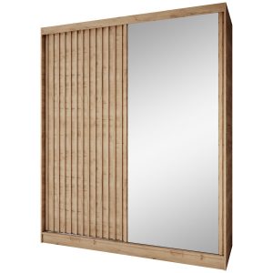 Szafa przesuwna z lustrem DONATELLO 180 cm | Artisan z szufladami 1083971