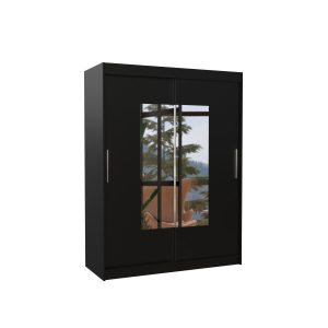 Szafa przesuwna z lustrem DORRIGO 150 Black 1012310