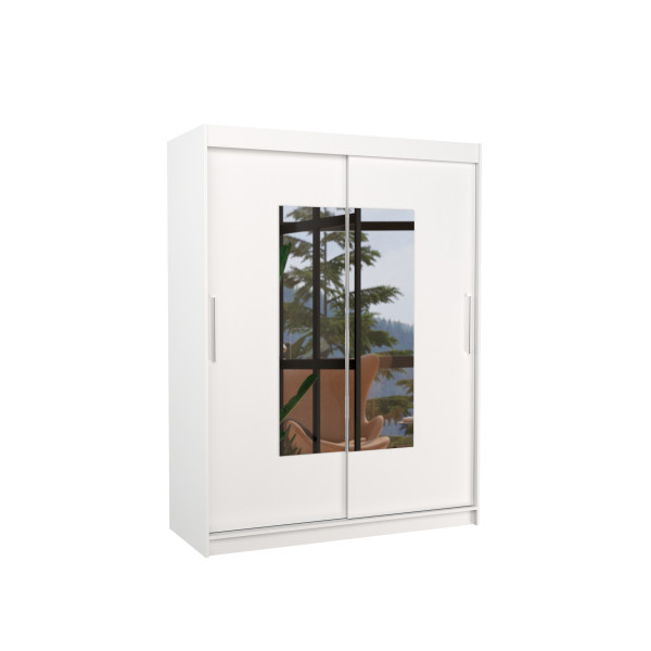 Szafa przesuwna z lustrem DORRIGO 150 White 1012328