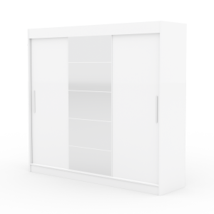 Szafa przesuwna z lustrem ERWIN 235 White 1037712 Szafa przesuwna z lustrem ERWIN 235 White 1037712