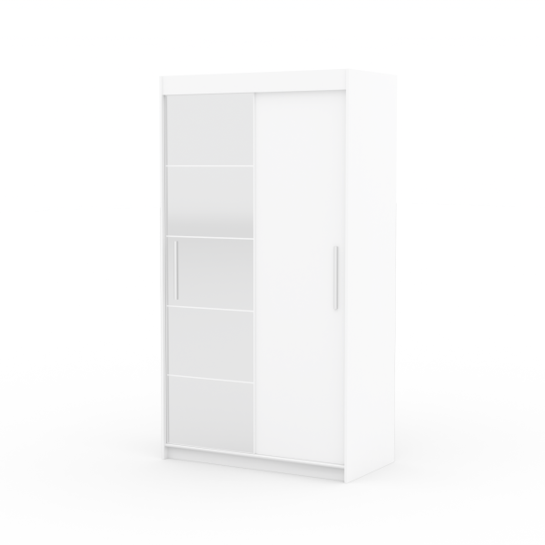 Szafa przesuwna z lustrem ESTI 120 White 1046715
