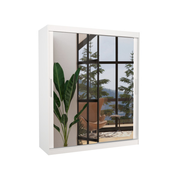 Szafa przesuwna z lustrem ETTORE 180 White 1018714