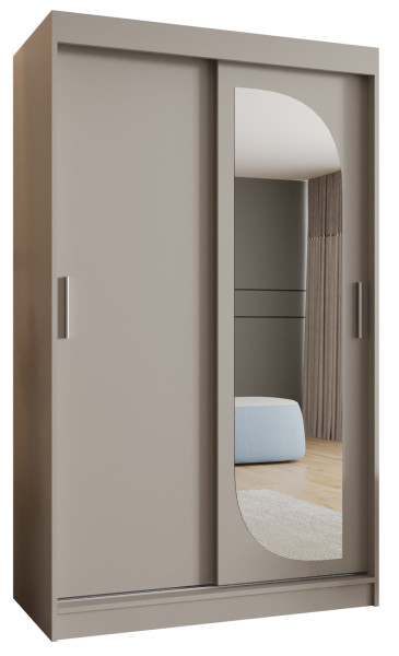 Szafa przesuwna z lustrem Garderoba Lucy 120 kaszmir 565531