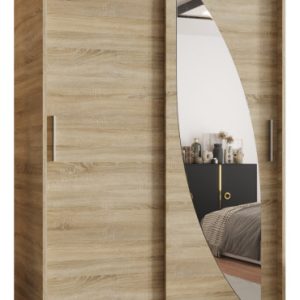 Szafa przesuwna z lustrem Garderoba Milo 120 sonoma 685528