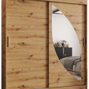 Szafa przesuwna z lustrem Garderoba Milo 180 artisan 685583