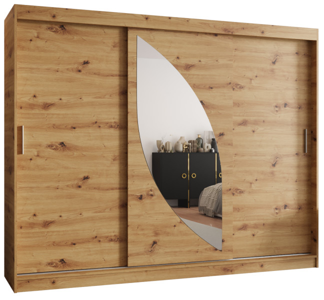 Szafa przesuwna z lustrem Garderoba Milo 250 artisan 687137