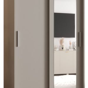 Szafa przesuwna z lustrem Garderoba ROYAL 100 kaszmir 550087 Szafa przesuwna z lustrem Garderoba ROYAL 100 kaszmir 550087