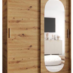 Szafa przesuwna z lustrem Garderoba ROYAL 150 artisan 550105