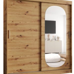 Szafa przesuwna z lustrem Garderoba ROYAL 180 artisan 550085
