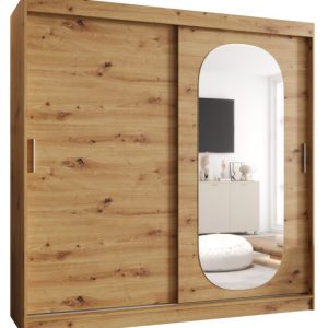 Szafa przesuwna z lustrem Garderoba ROYAL 200 artisan 550100