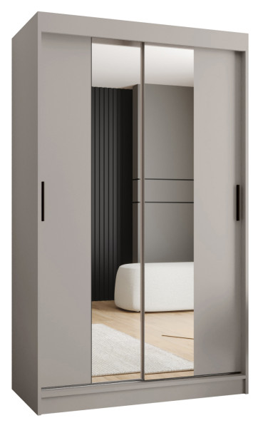 Szafa przesuwna z lustrem Garderoba RUBINO T1 120 kaszmir 685426