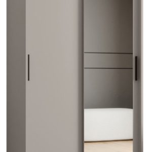 Szafa przesuwna z lustrem Garderoba RUBINO T2 100 kaszmir 685437 Szafa przesuwna z lustrem Garderoba RUBINO T2 100 kaszmir 685437