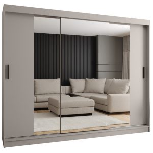 Szafa przesuwna z lustrem Garderoba RUBINO T2 250 kaszmir 685427 Szafa przesuwna z lustrem Garderoba RUBINO T2 250 kaszmir 685427