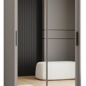 Szafa przesuwna z lustrem Garderoba RUBINO T3 100 kaszmir 685435 Szafa przesuwna z lustrem Garderoba RUBINO T3 100 kaszmir 685435