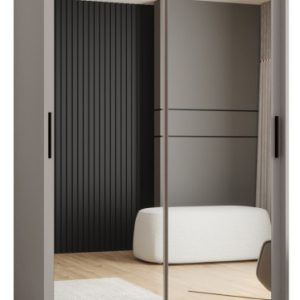 Szafa przesuwna z lustrem Garderoba RUBINO T3 120 kaszmir 685433 Szafa przesuwna z lustrem Garderoba RUBINO T3 120 kaszmir 685433