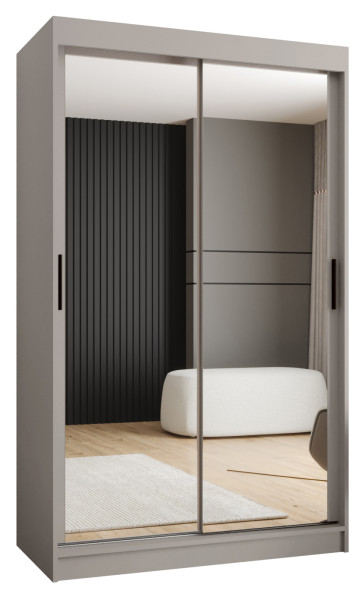 Szafa przesuwna z lustrem Garderoba RUBINO T3 120 kaszmir 685433