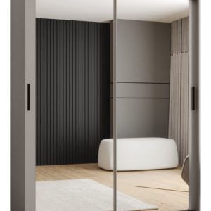 Szafa przesuwna z lustrem Garderoba RUBINO T3 150 kaszmir 685425 Szafa przesuwna z lustrem Garderoba RUBINO T3 150 kaszmir 685425