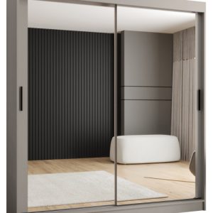 Szafa przesuwna z lustrem Garderoba RUBINO T3 180 kaszmir 685421 Szafa przesuwna z lustrem Garderoba RUBINO T3 180 kaszmir 685421