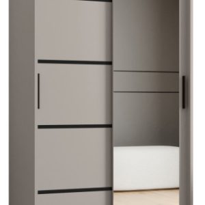 Szafa przesuwna z lustrem Garderoba RUBINO V2 100 kaszmir 685538 Szafa przesuwna z lustrem Garderoba RUBINO V2 100 kaszmir 685538