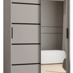 Szafa przesuwna z lustrem Garderoba RUBINO V2 120 kaszmir 687122 Szafa przesuwna z lustrem Garderoba RUBINO V2 120 kaszmir 687122