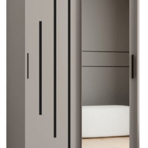 Szafa przesuwna z lustrem Garderoba RUBINO Y2 100 kaszmir 685525 Szafa przesuwna z lustrem Garderoba RUBINO Y2 100 kaszmir 685525