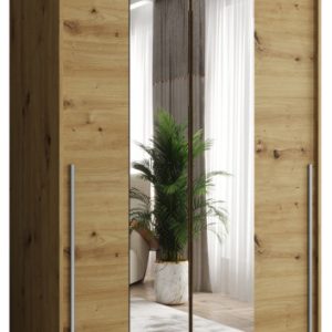 Szafa przesuwna z lustrem Garderoba SIMA T1 120 artisan + u. srebrny 1078603 Szafa przesuwna z lustrem Garderoba SIMA T1 120 artisan + u. srebrny 1078603