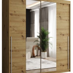 Szafa przesuwna z lustrem Garderoba SIMA T1 180 artisan + u. srebrny 1078878 Szafa przesuwna z lustrem Garderoba SIMA T1 180 artisan + u. srebrny 1078878
