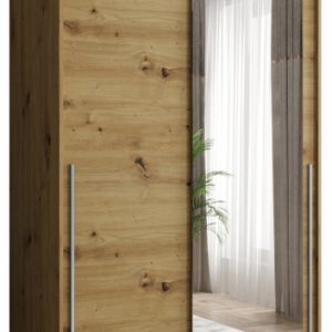 Szafa przesuwna z lustrem Garderoba SIMA T2 120 artisan + u. srebrny 1078864 Szafa przesuwna z lustrem Garderoba SIMA T2 120 artisan + u. srebrny 1078864
