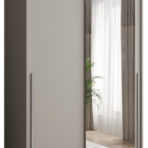 Szafa przesuwna z lustrem Garderoba SIMA T2 120 kaszmir + u. srebrny 1078877 Szafa przesuwna z lustrem Garderoba SIMA T2 120 kaszmir + u. srebrny 1078877