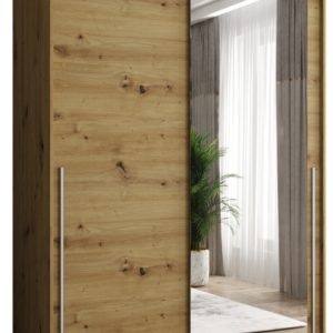 Szafa przesuwna z lustrem Garderoba SIMA T2 150 artisan + u. srebrny 1078823 Szafa przesuwna z lustrem Garderoba SIMA T2 150 artisan + u. srebrny 1078823