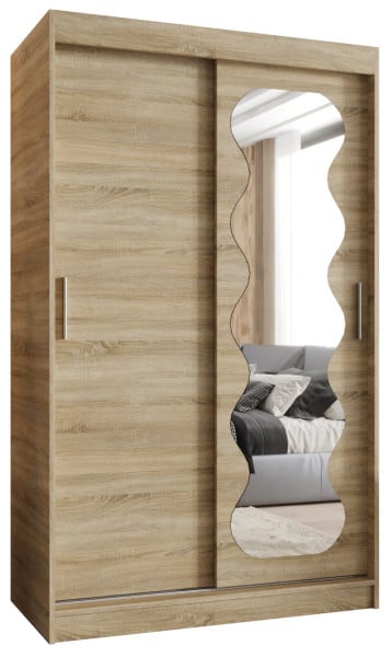 Szafa przesuwna z lustrem Garderoba Spoti 120 sonoma 565564