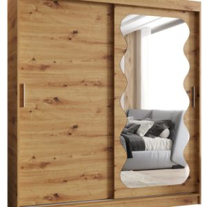Szafa przesuwna z lustrem Garderoba Spoti 180 artisan 565530 Szafa przesuwna z lustrem Garderoba Spoti 180 artisan 565530