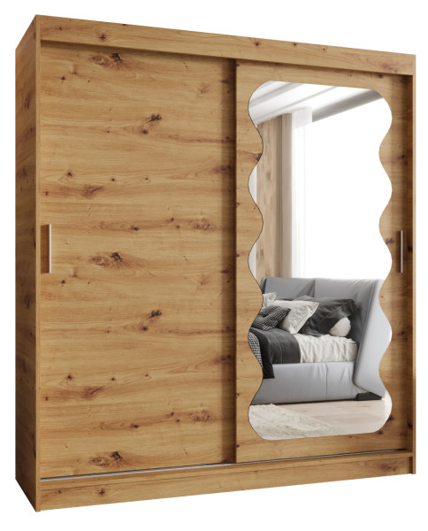Szafa przesuwna z lustrem Garderoba Spoti 180 artisan 565530