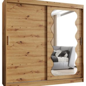 Szafa przesuwna z lustrem Garderoba Spoti 200 artisan 565566 Szafa przesuwna z lustrem Garderoba Spoti 200 artisan 565566