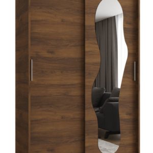 Szafa przesuwna z lustrem Garderoba Ultra 120 orzech warmia 1029830