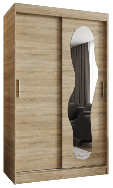 Szafa przesuwna z lustrem Garderoba Ultra 120 sonoma 550137