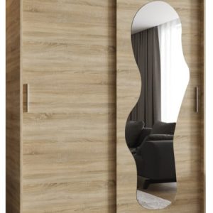 Szafa przesuwna z lustrem Garderoba Ultra 150 sonoma 550107