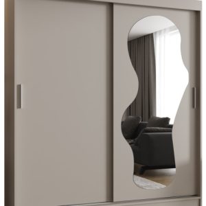 Szafa przesuwna z lustrem Garderoba Ultra 180 kaszmir 550134 Szafa przesuwna z lustrem Garderoba Ultra 180 kaszmir 550134