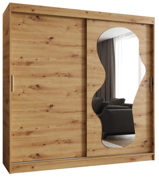 Szafa przesuwna z lustrem Garderoba Ultra 200 artisan 550121