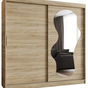 Szafa przesuwna z lustrem Garderoba Ultra 200 sonoma 550112 Szafa przesuwna z lustrem Garderoba Ultra 200 sonoma 550112