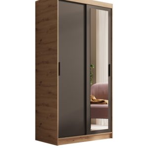 Szafa Przesuwna z lustrem Hailey 100 Artisan 1019541