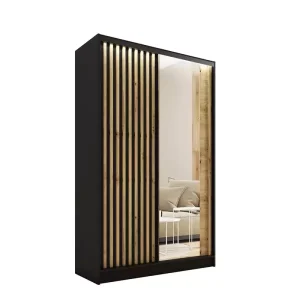 Szafa przesuwna z lustrem i lamelami 120 cm LAMEL 3D Artisan 248949 Szafa przesuwna z lustrem i lamelami 120 cm LAMEL 3D Artisan 248949