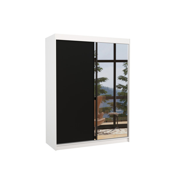 Szafa przesuwna z lustrem JORDI 150 White 1018591